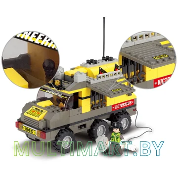 Конструктор Sluban M38-B0137 Внедорожные гонки (360 деталей) картинка 4